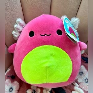 Squishmallow Archie the Axolotl 8” Blacklight Plush